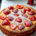 French Strawberry Cake