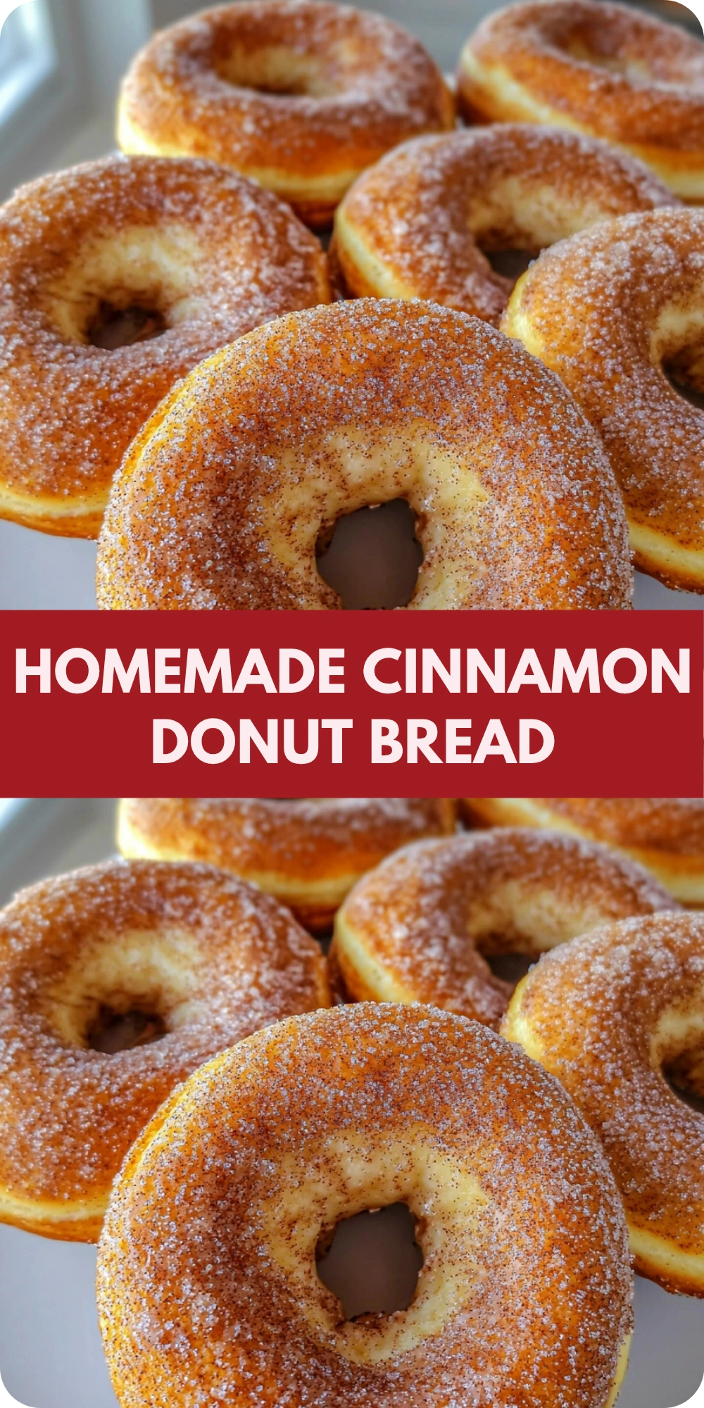 Homemade Cinnamon Donut Bread