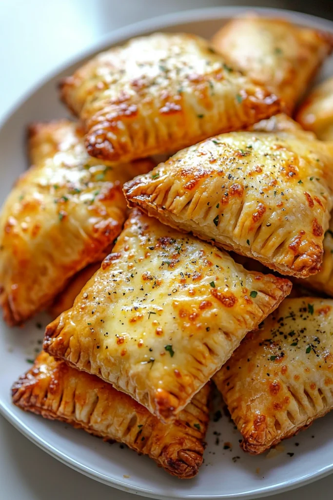 Homemade Easy Cheesy Pizza Pockets