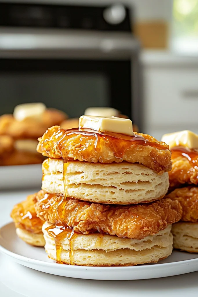 Hot Honey Chicken Biscuits