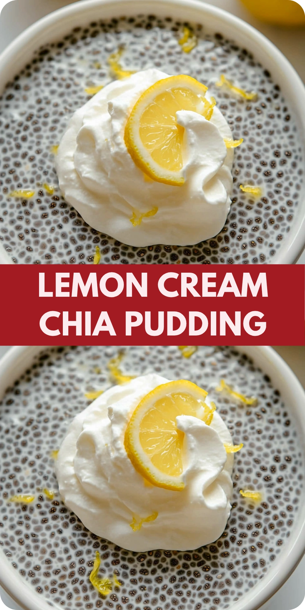 Lemon Cream Chia Pudding