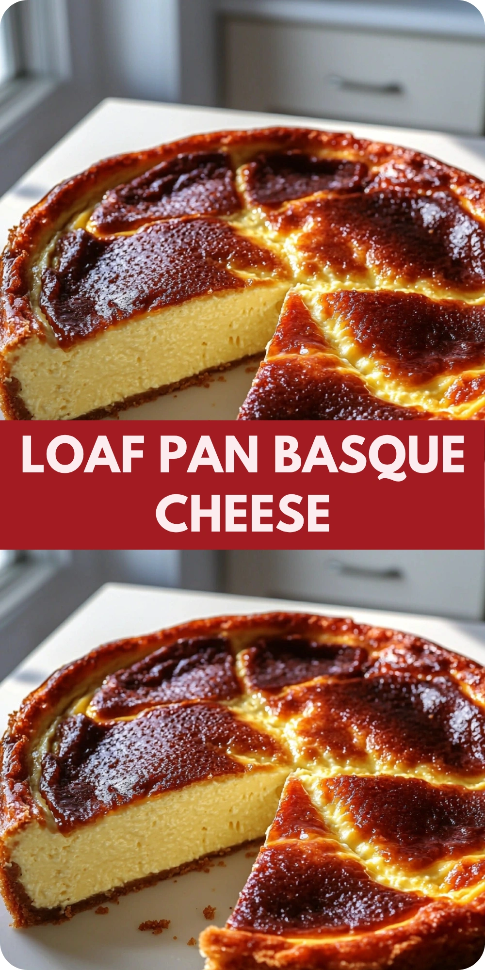 Loaf Pan Basque Cheese