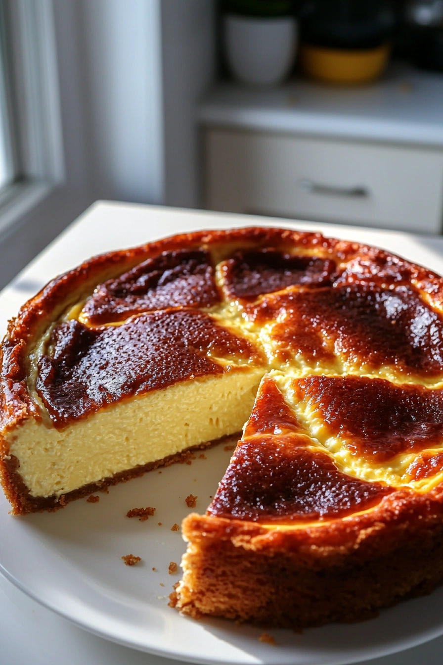 Loaf Pan Basque Cheese