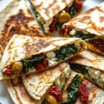 Mediterranean Quesadillas
