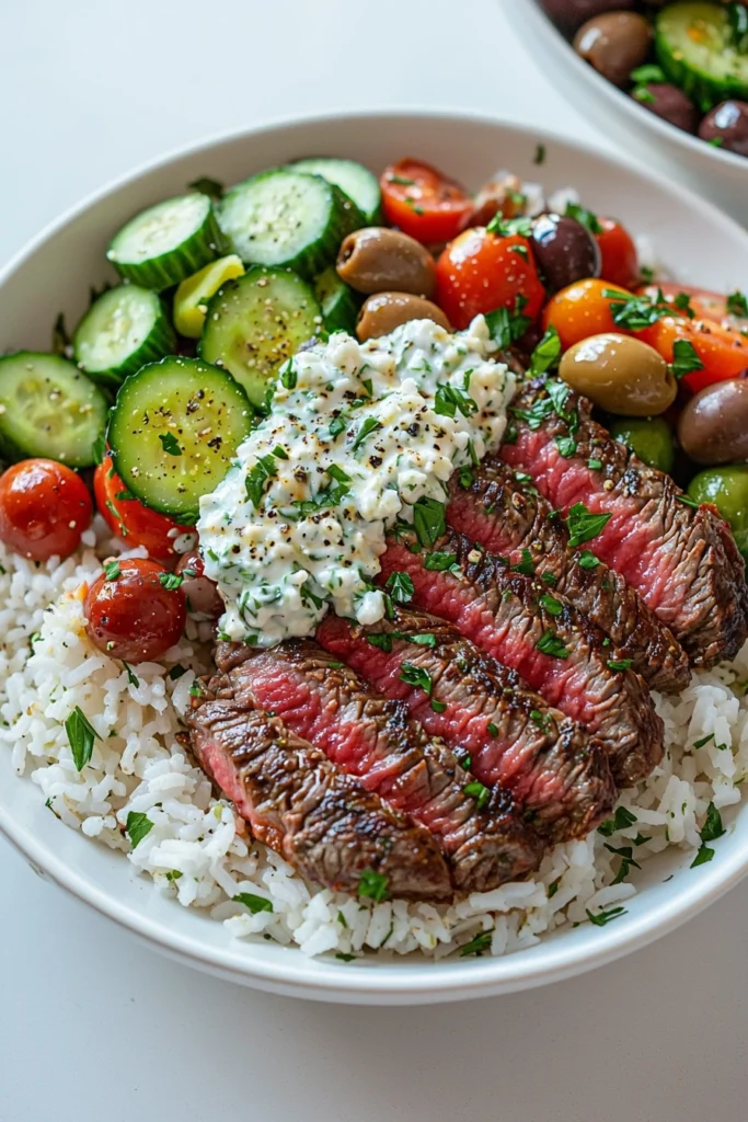 Mediterranean Steak Bowl