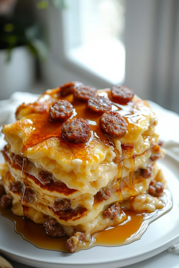 Pancake Sausage Casserole