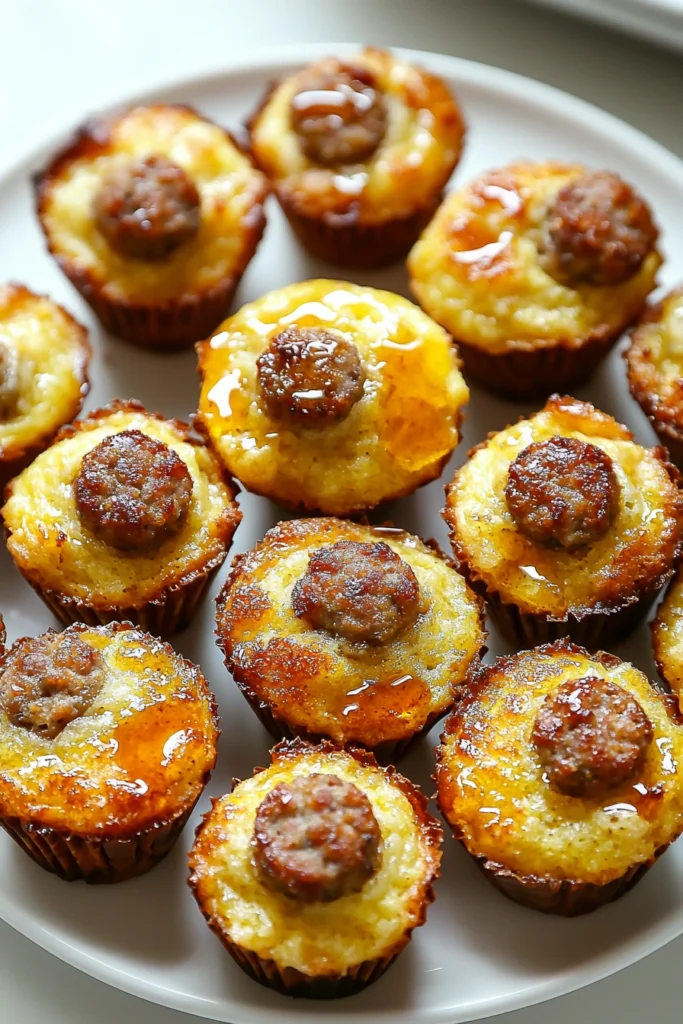 Pancake Sausage Mini Muffins