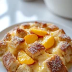 Peach Bread Pudding