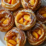 Peach Pie Cruffins