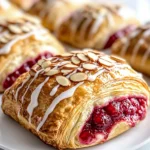 Raspberry Almond Puff Pastry Danish