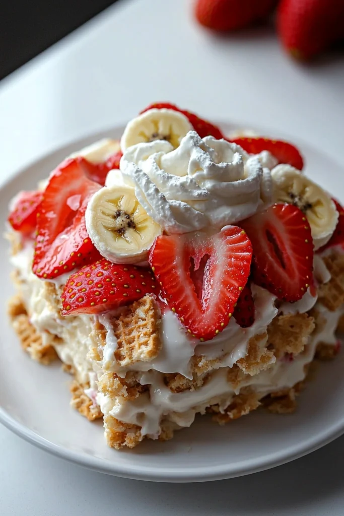 Strawberry Banana Pudding