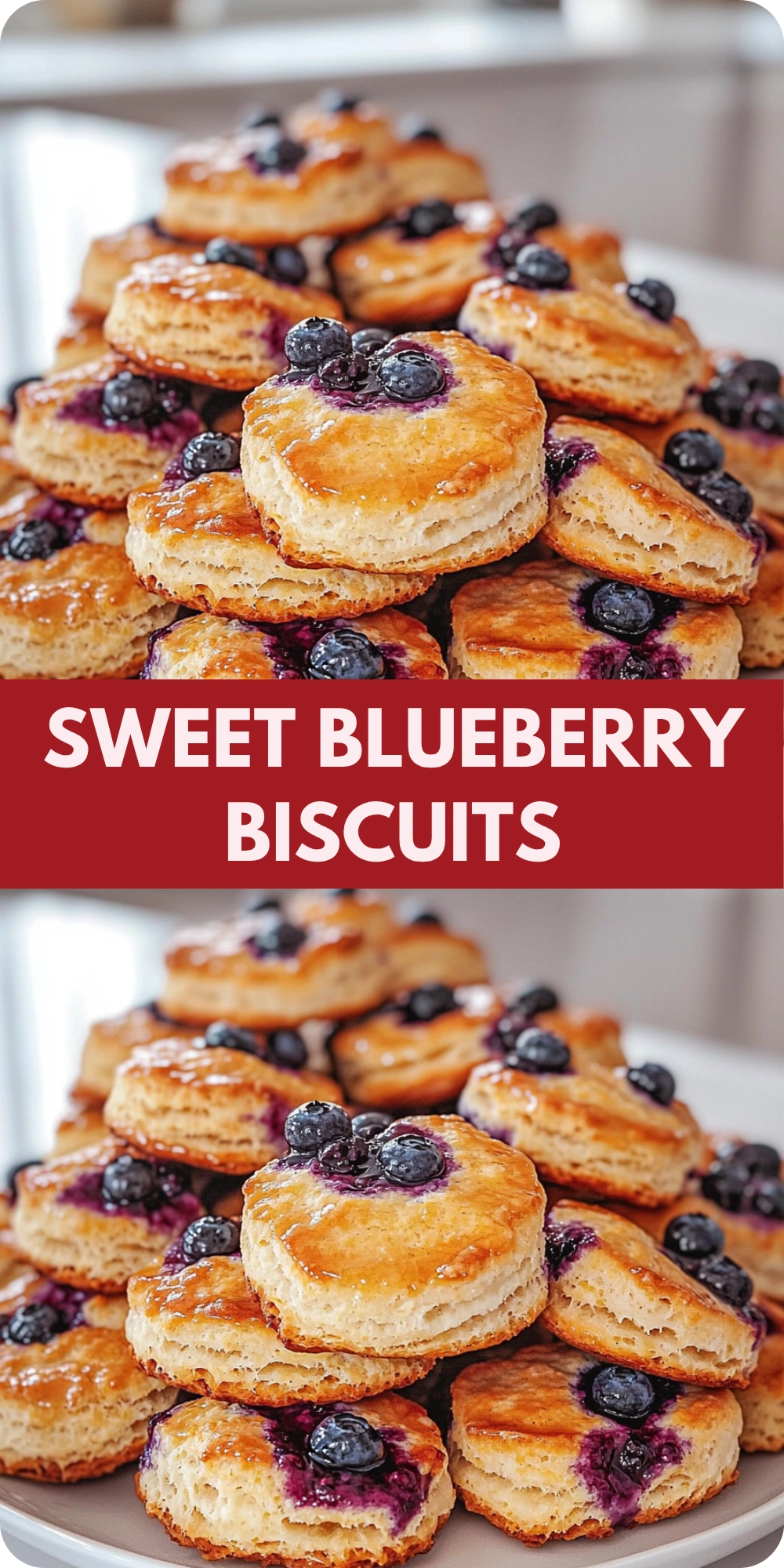 Sweet Blueberry Biscuits