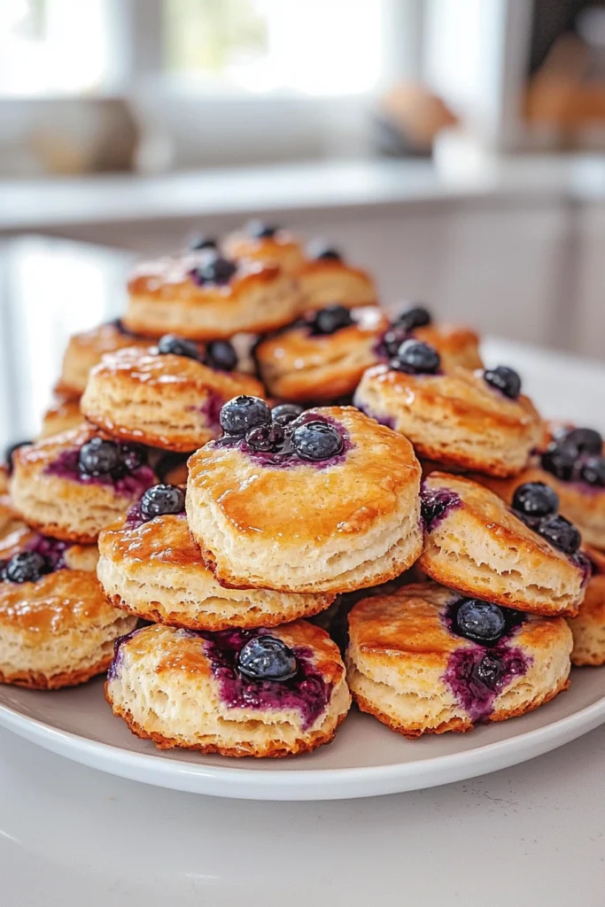 Sweet Blueberry Biscuits