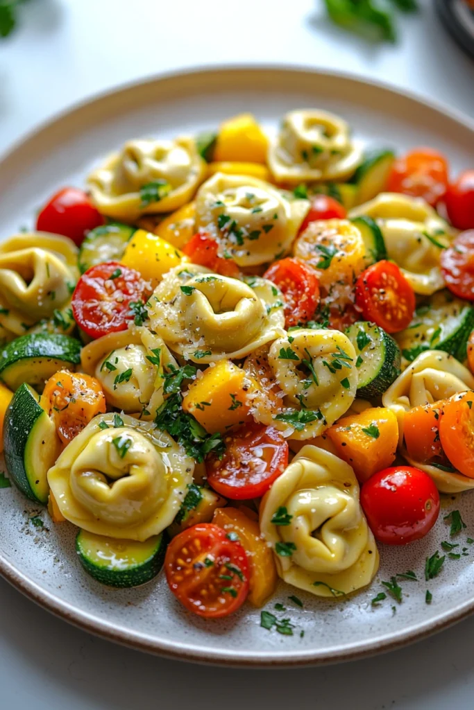 Tortellini with Summer Veggies