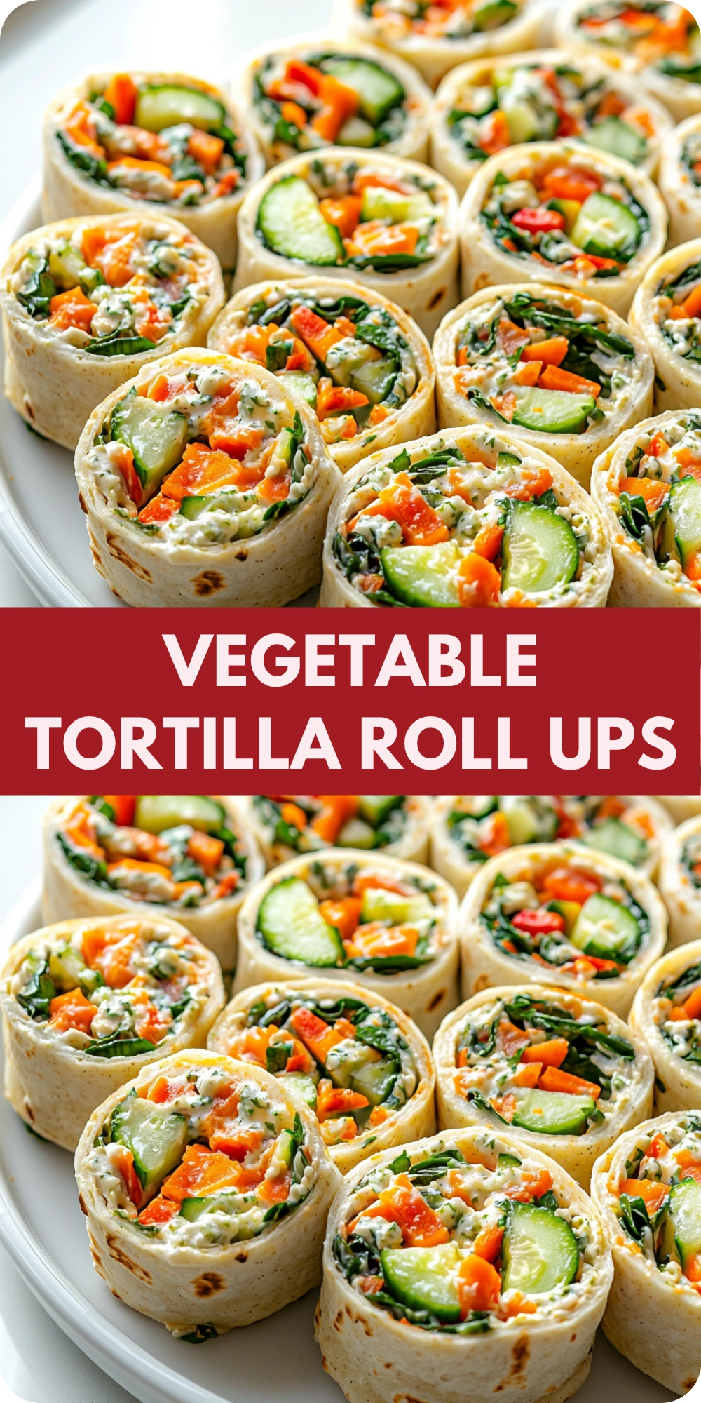 Vegetable Tortilla Roll Ups