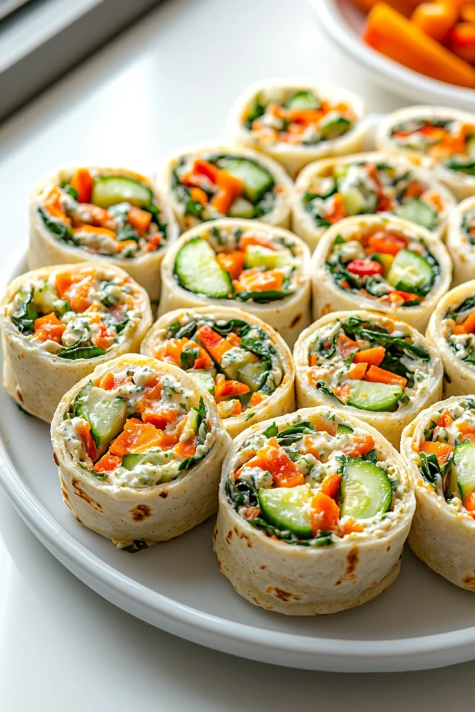 Vegetable Tortilla Roll Ups
