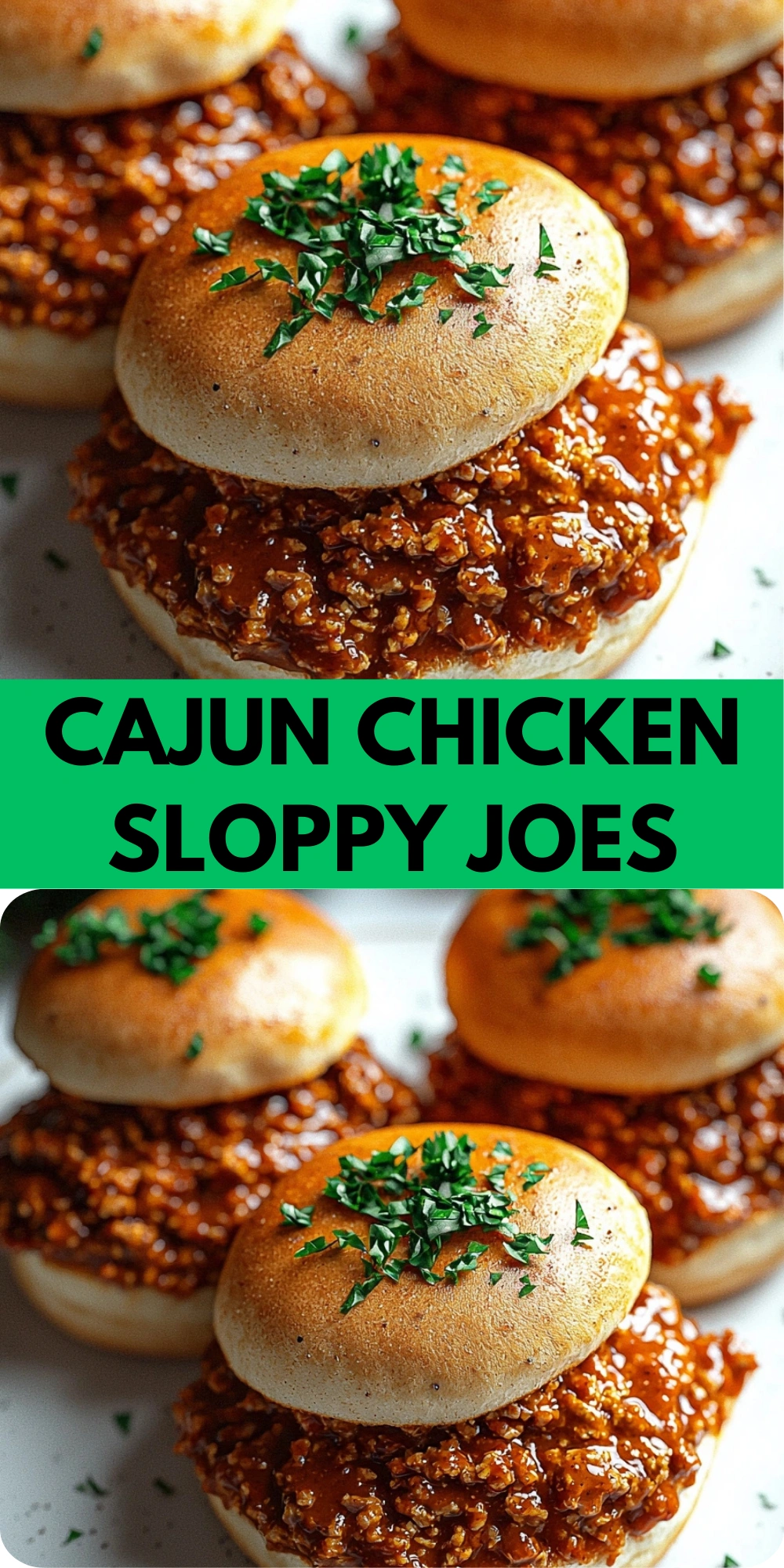Cajun Chicken Sloppy Joes