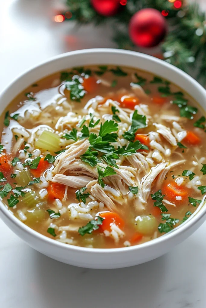 Chicken Rice Soup