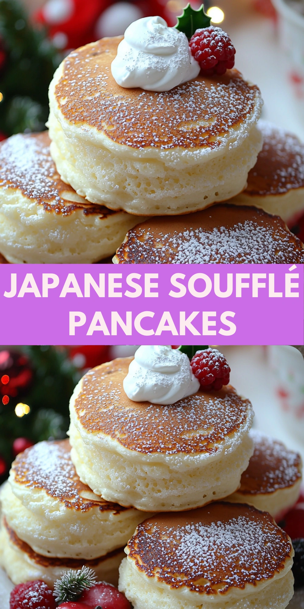Japanese Soufflé Pancakes