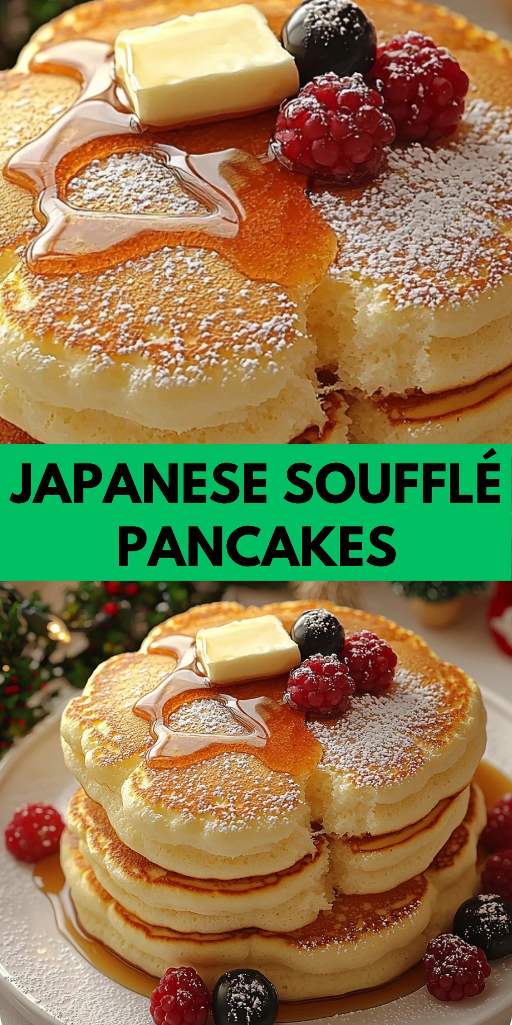 Japanese Soufflé Pancakes