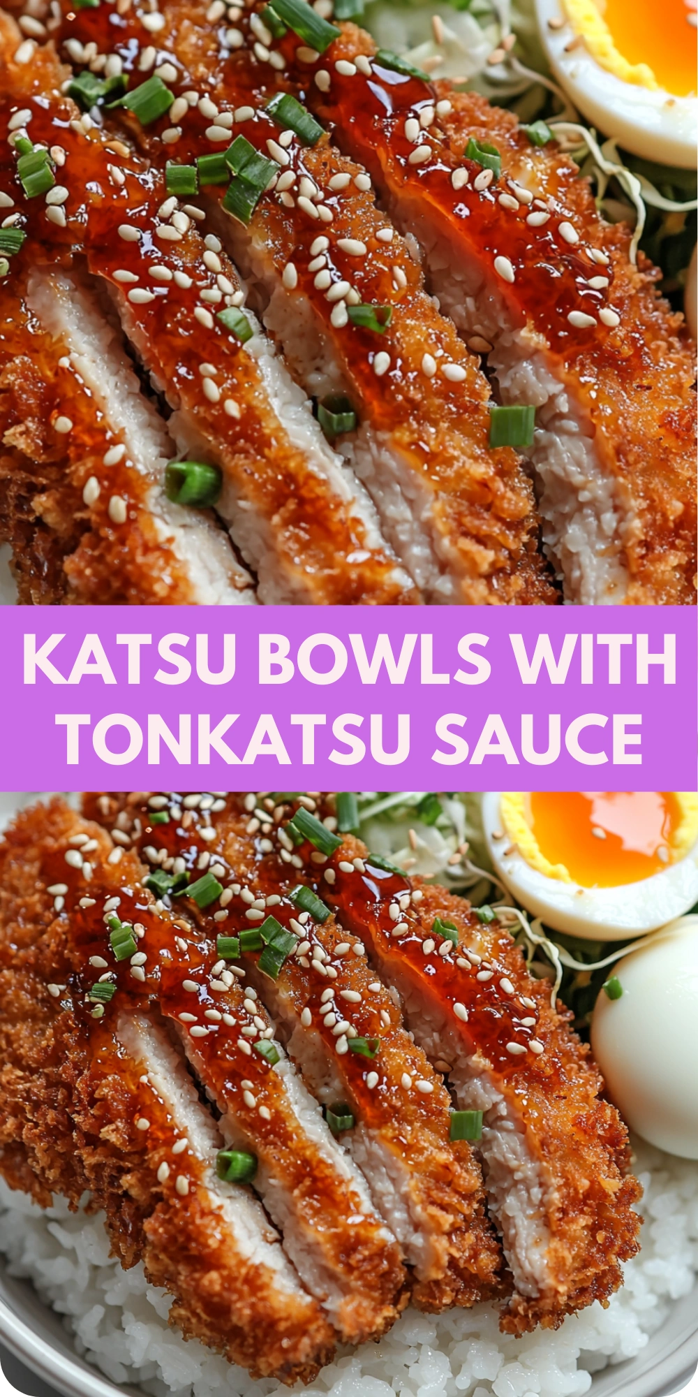 Katsu Bowls with Tonkatsu Sauce