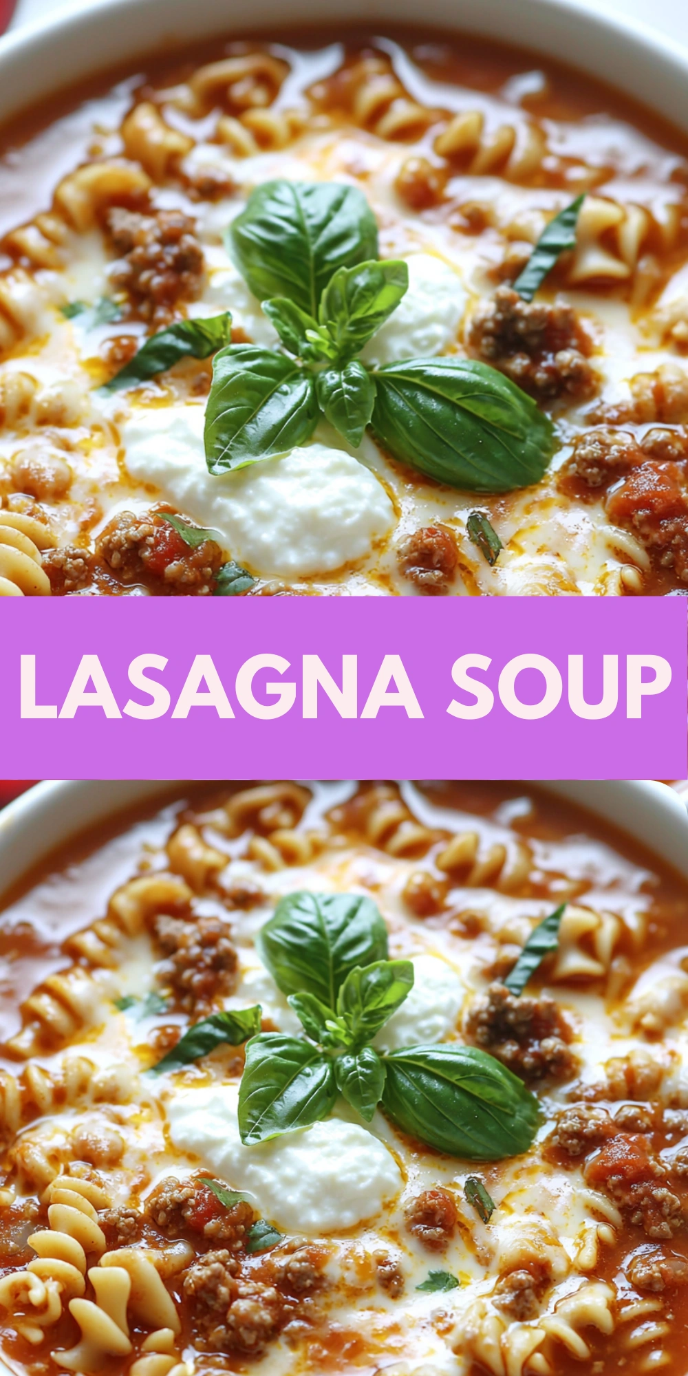 Lasagna Soup