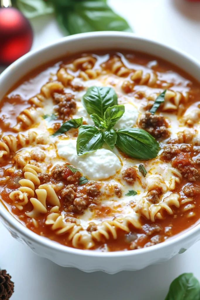 Lasagna Soup