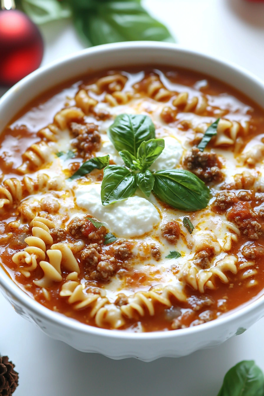 Lasagna Soup
