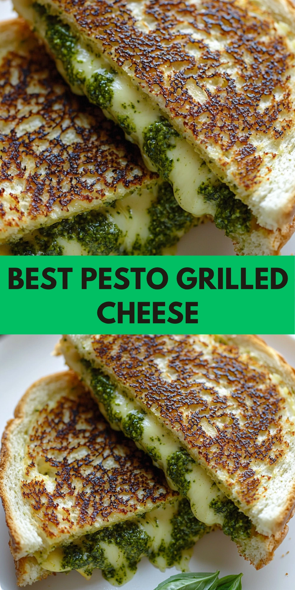 Best Pesto Grilled Cheese