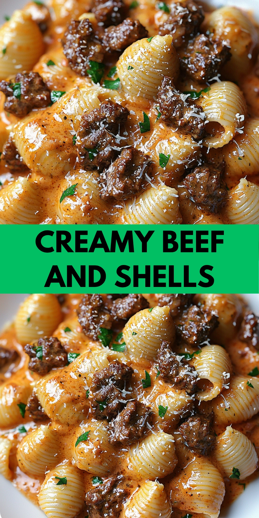 Creamy Beef and Shells