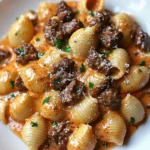 Creamy Beef and Shells