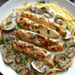 Creamy Chicken Stroganoff