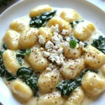 Creamy Gnocchi with Spinach and Feta