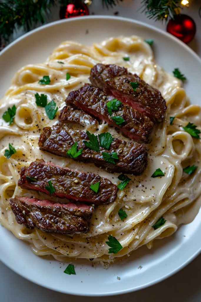 Creamy Steak Pasta