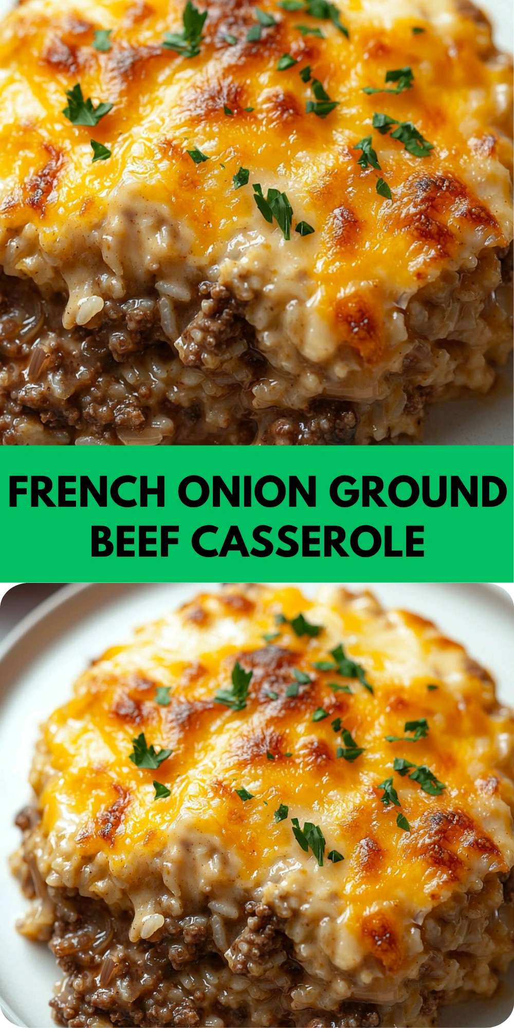 French Onion Ground Beef Casserole