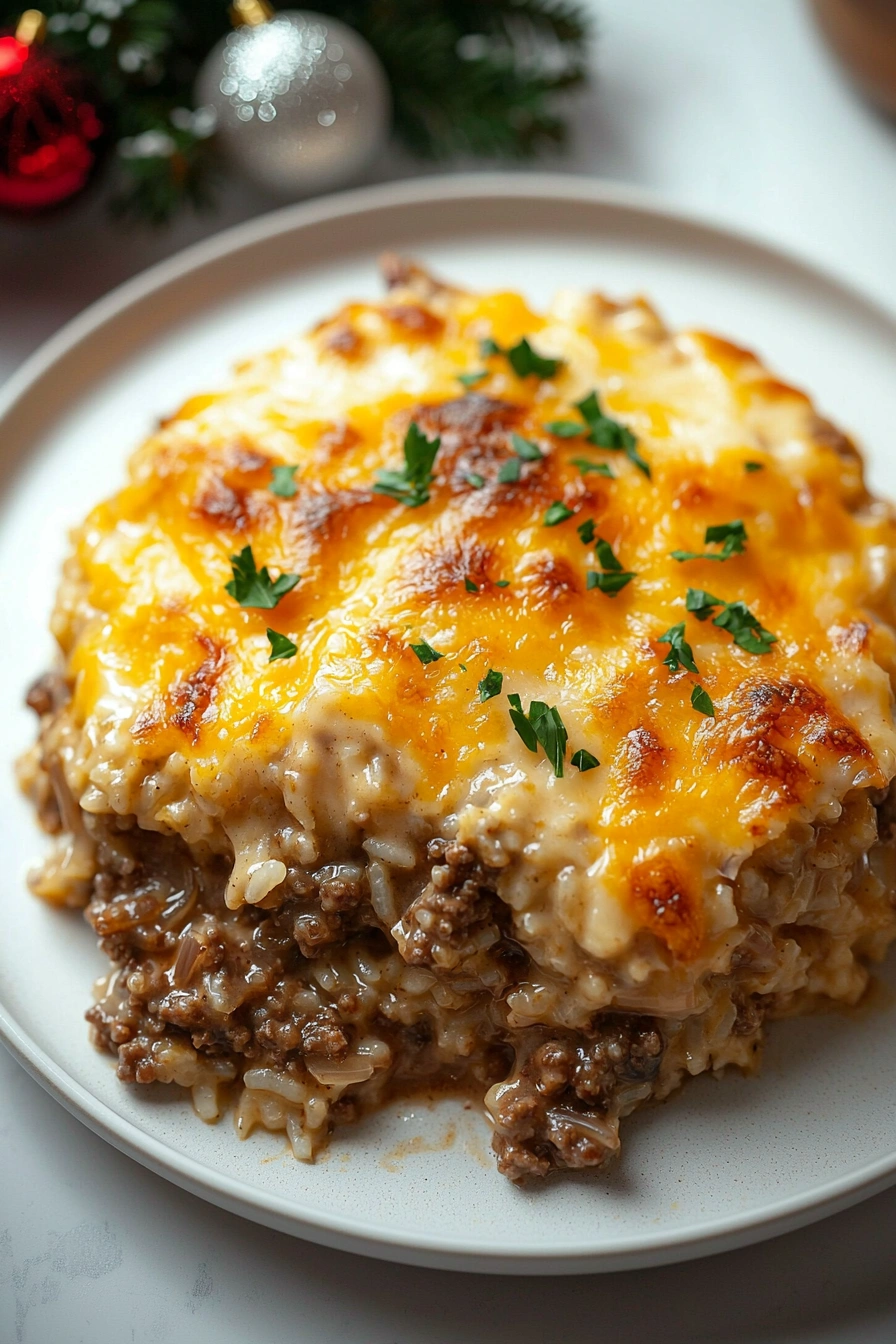 French Onion Ground Beef Casserole