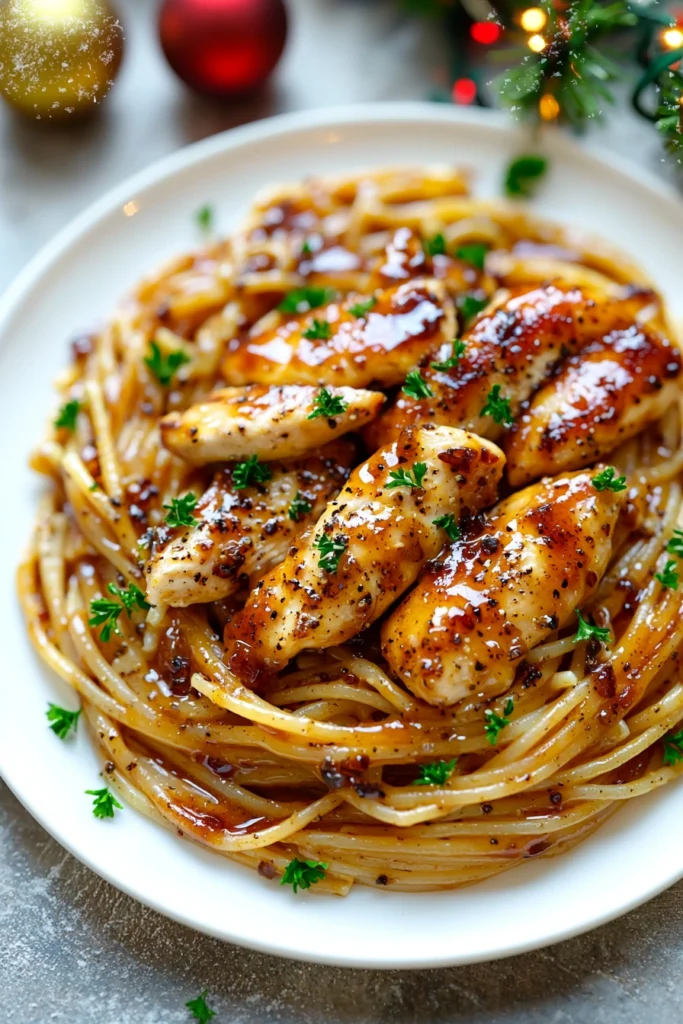 Honey Pepper Chicken Pasta