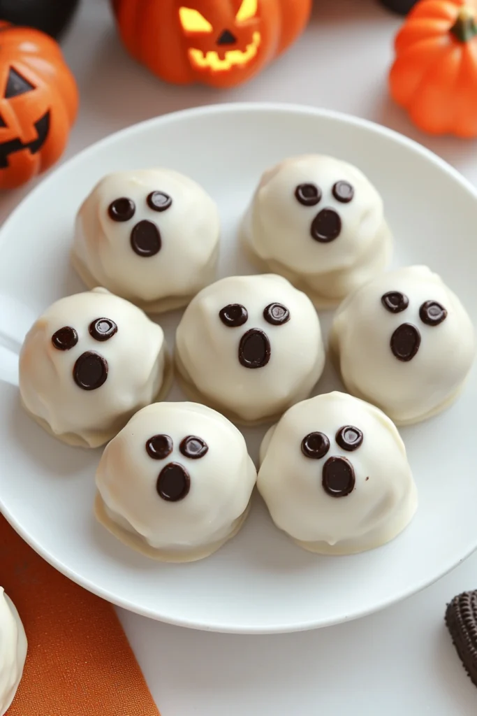Oreo Ghost Truffles