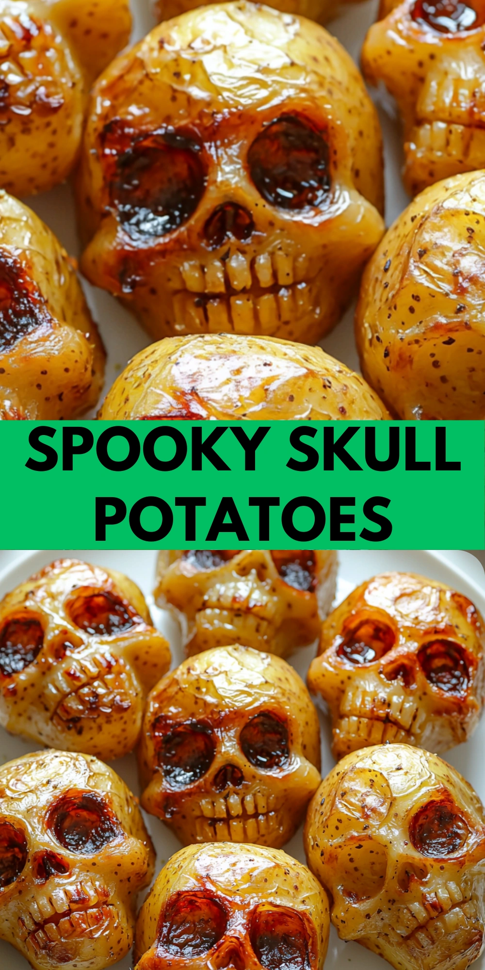 Spooky Skull Potatoes