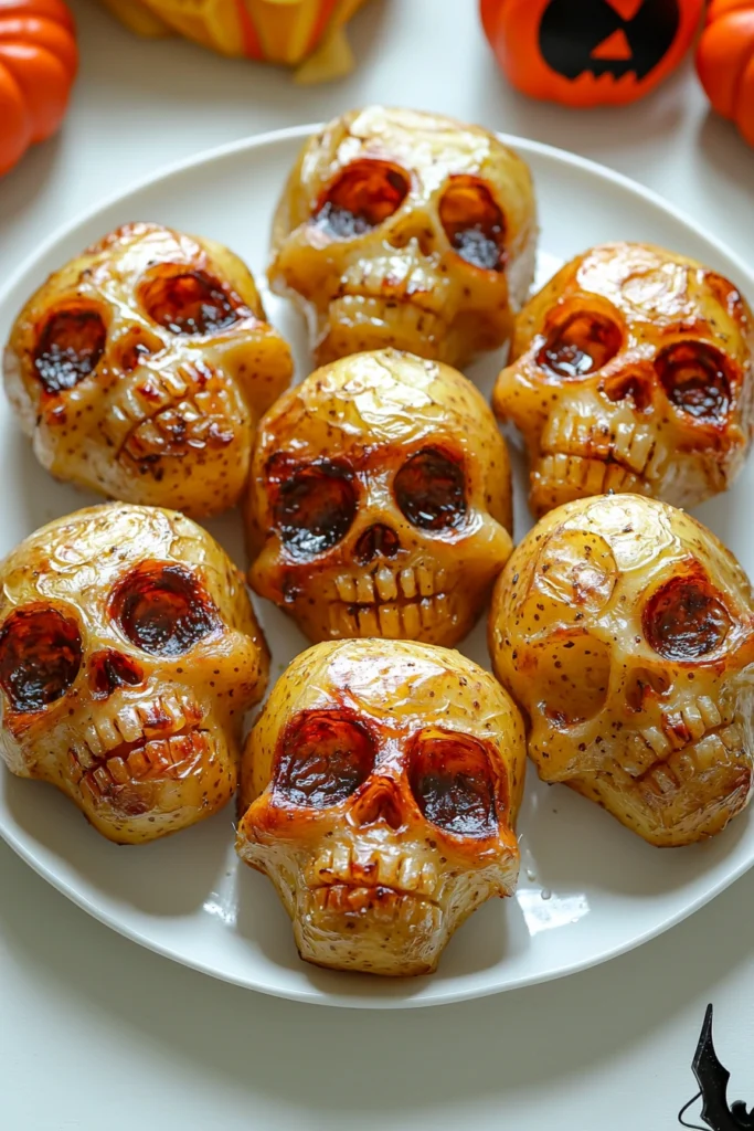 Spooky Skull Potatoes