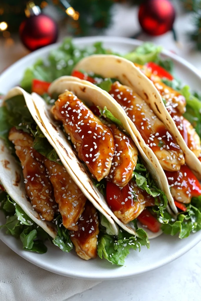 Sweet Chili Chicken Tacos