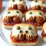 Zombie Meatball Sliders