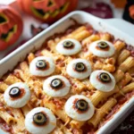 Homemade Eyeball Pasta Bake