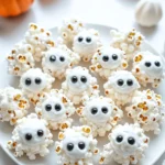 Homemade Ghost Popcorn Balls