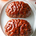 Homemade Halloween Brain Meatloaf