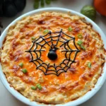 Homemade Halloween Buffalo Chicken Dip
