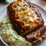 Homemade Meatloaf with Mashe